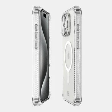 iPhone 16 Pro Itskins Hybrid Clear Magsafe Cover - Transparent - Tashqila iPhone 16 Pro Itskins Hybrid Clear Magsafe Cover - Transparent - Tashqila